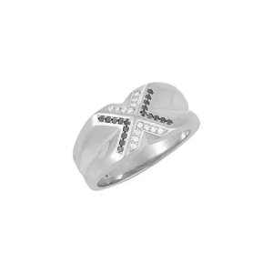 Zoa 0.35 Carat Black Round cut Men's Wedding Diamond Ring