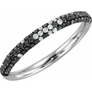 Odalys Yellow Gold Black Diamond Ring