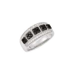 Yuritzi Rose Gold Black Diamond Ring