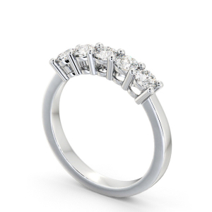 Deneen Lab-Created 4 Prong 5 Stone Diamond Ring