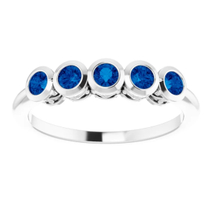 Ashling Blue Sapphire Bezel 