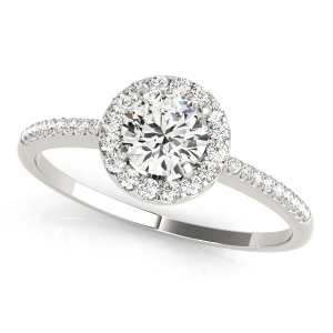 Legaci Natural Round cut Halo Diamond Ring