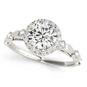 Lenore Natural Halo Diamond Ring