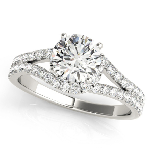 Joi Natural Round cut Halo Diamond Ring