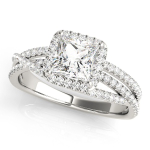 Lailani Natural Halo Diamond Ring