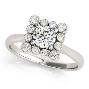 Leya Natural Halo Diamond Ring