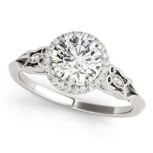 Janice Natural Halo Diamond Ring