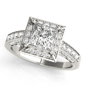 Kenya Natural Halo Diamond Ring