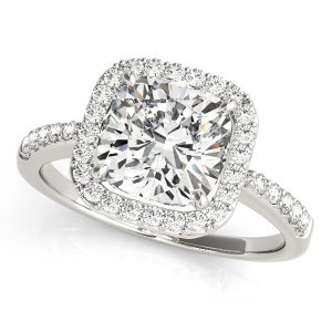 Jasmin Natural Halo Diamond Ring
