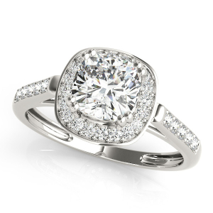 Lilyanna Natural Halo Diamond Ring