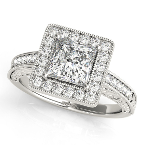 Khalia Natural Halo Diamond Ring
