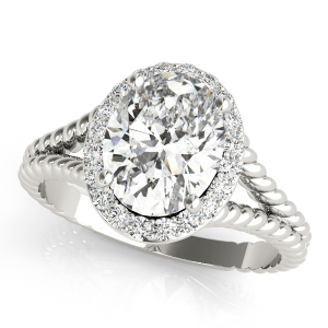Leanna Natural Halo Diamond Ring