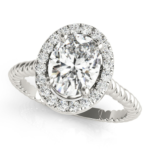 Kynlee Natural Halo Diamond Ring