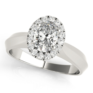 Kaylie Natural Halo Diamond Ring