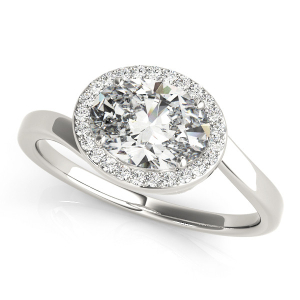 Leela Natural Halo Diamond Ring