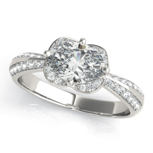 Lailah Natural Halo Diamond Ring