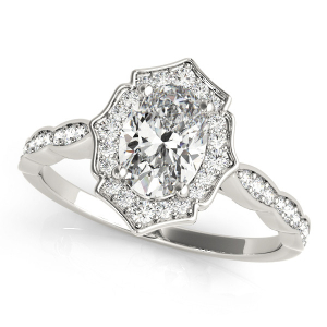 Layne Natural Halo Diamond Ring