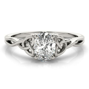 Niccole Lab-Created Diamond 4 Prong Classic Solitaire Engagement Ring