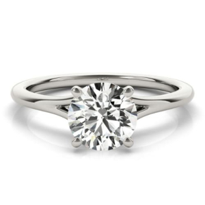 Melodie Lab-Created Diamond 4 Prong Classic Solitaire Engagement Ring