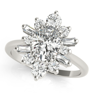 Korra Natural Halo Diamond Ring