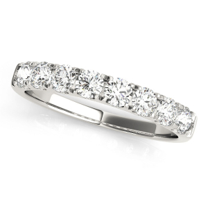 Corinne Lab-Created Silver Prong Womens Diamond Ring