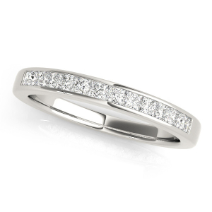 Rosabelle Lab-Created Princess cut Channel-Set  Diamond Ring