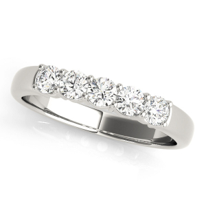 Caitlyn 0.50 Carat Lab-Created Round cut Prong 5 Stone Diamond Ring