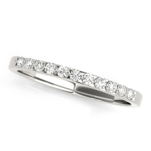 Cattleya Lab-Created Prong Half Eternity Diamond Ring