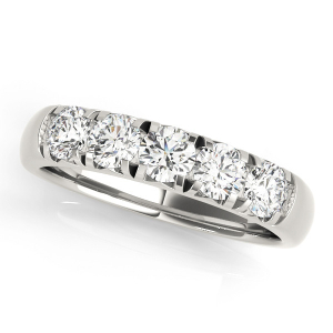 Giovanna 0.25 - 1.50 Carat Lab-Created Round cut 4 Prong  5 Stone Diamond Ring