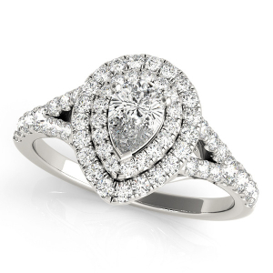 Keegan Natural Halo Diamond Ring