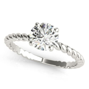 Nuwaira Natural 4 Prong Solitaire Diamond Ring