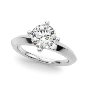 Ouida Natural 4 Prong Solitaire Diamond Ring