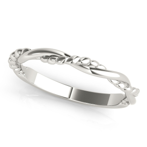  Cyrilla Round cut Plain Wedding Ring for Women