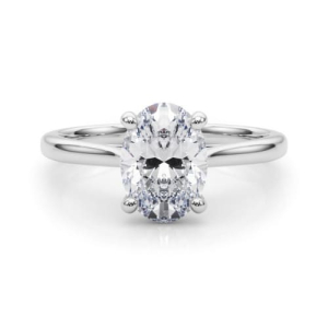 Daisie Lab-Created Diamond 4 Prong Classic Solitaire Engagement Ring