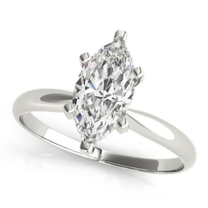 Dannika Natural 6 Prong Solitaire Diamond Ring