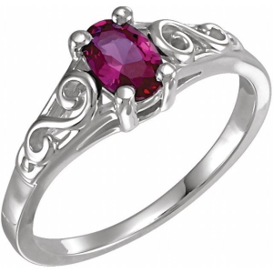 Katalina Natural Ruby  Diamond Ring