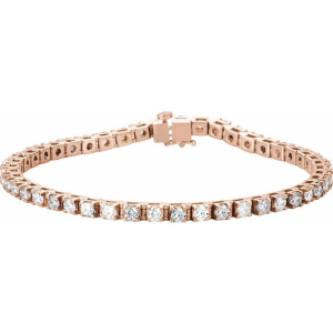 Tanmayi Blue Sapphire Rose Gold  Bracelet