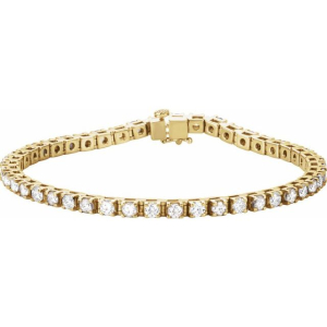 Tanmayi Blue Sapphire Yellow Gold  Bracelet