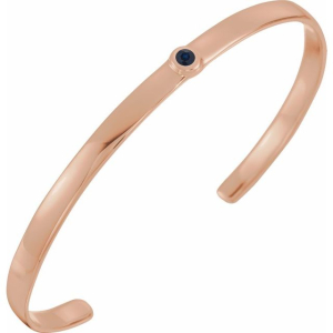 Taneisha Blue Sapphire Rose Gold  Bracelet