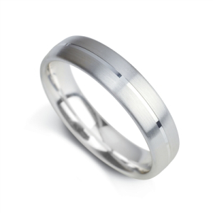 Asher Round cut Plain Wedding Ring for Women
