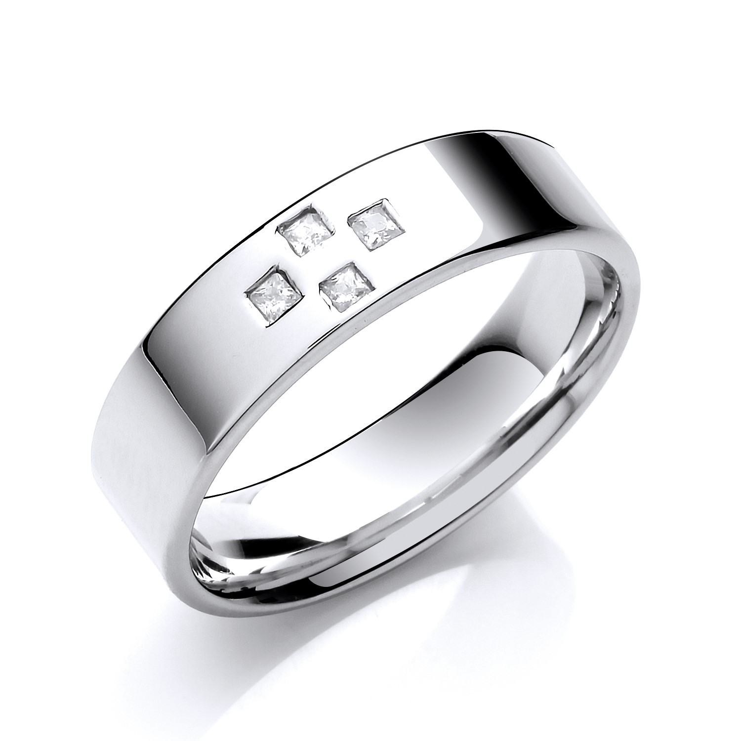  Ailin Lab Grown Diamond Rose Gold Men's Wedding Ring