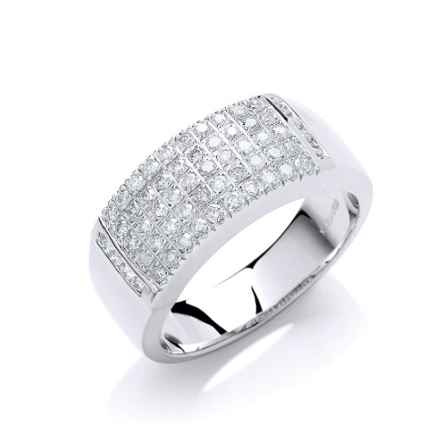 Aart Natural Channel Set Men's Wedding Diamond Ring