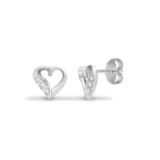 Kathi Lab Grown Pave Set Diamond Earrings