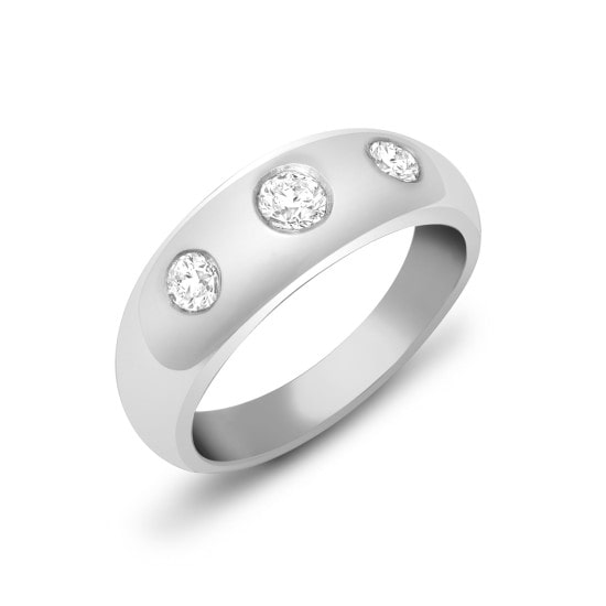  Abell Natural Bezel Men's Wedding Diamond Ring