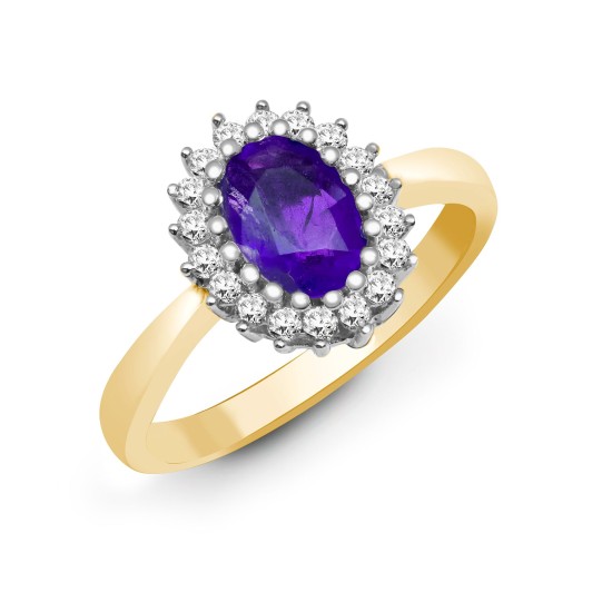 Yvette Amethyst Rose Gold 