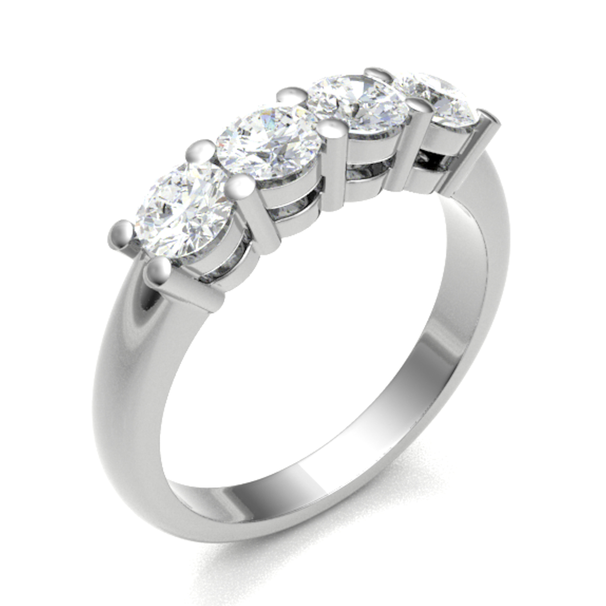 Dorrit 0.16 - 1.00 Carat Lab Grown 4 Prong Anniversary Diamond Ring