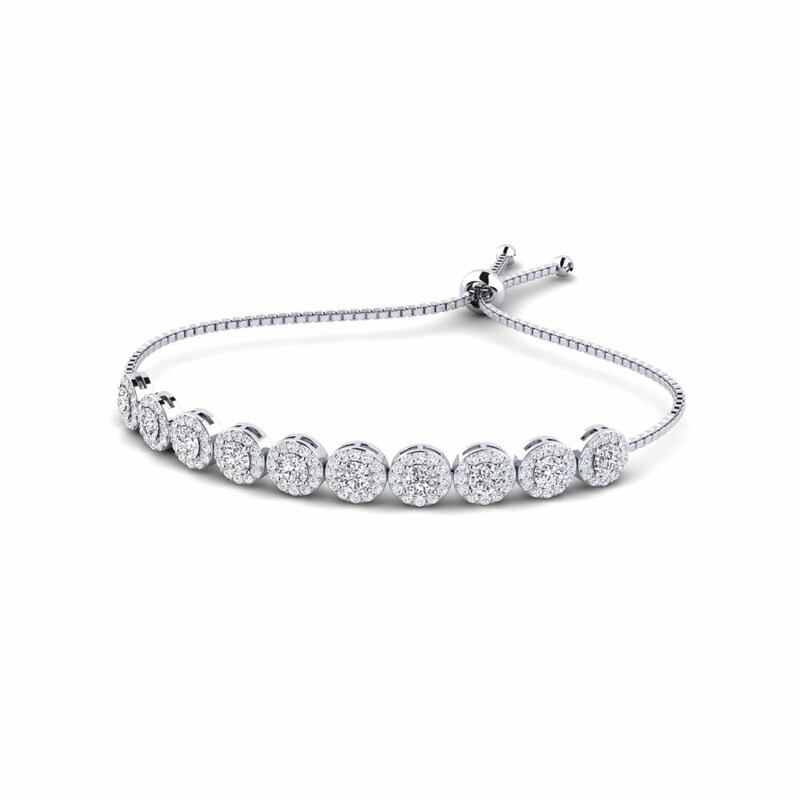 Paulie Lab Grown Diamond 4 Prong Friendship Bracelet