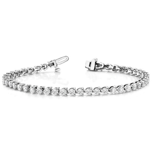 Ronni Natural 3 Prong Diamond Tennis Bracelet