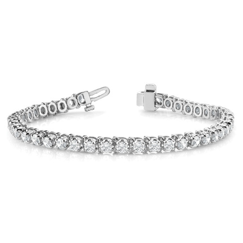 Palisha Natural 4 Prong Diamond Tennis Bracelet