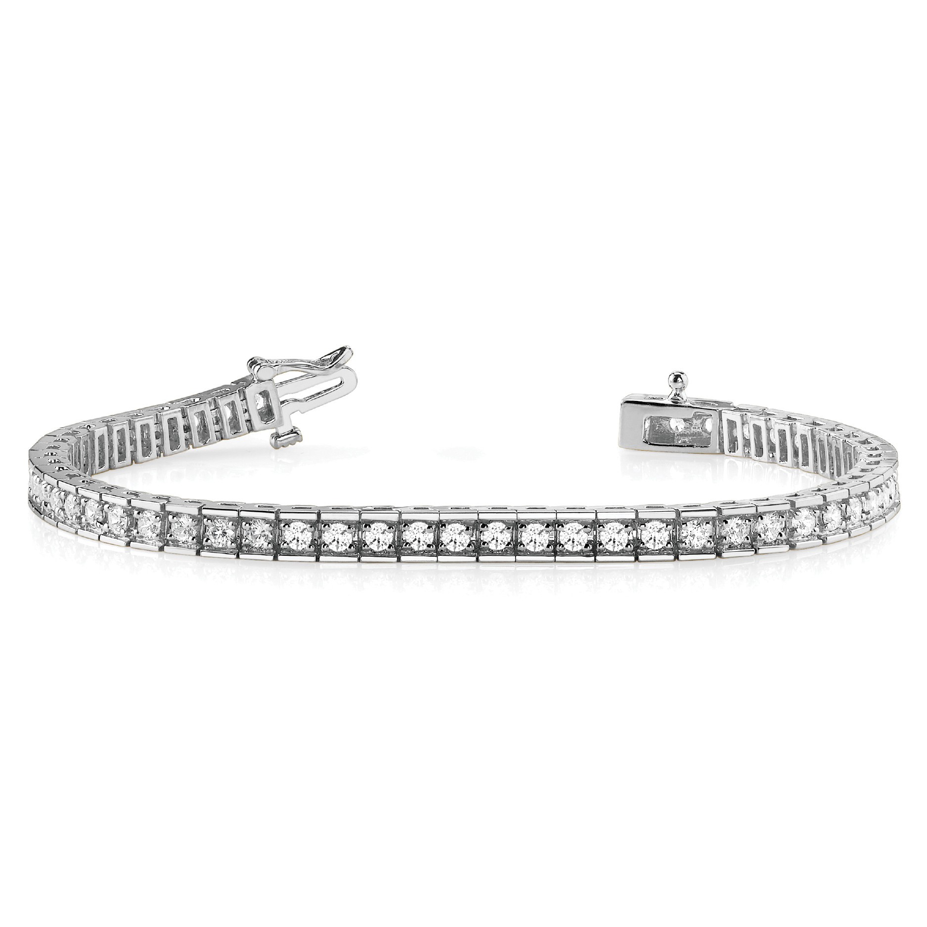 Ryiah Lab Grown 4 Prong Diamond Tennis Bracelet